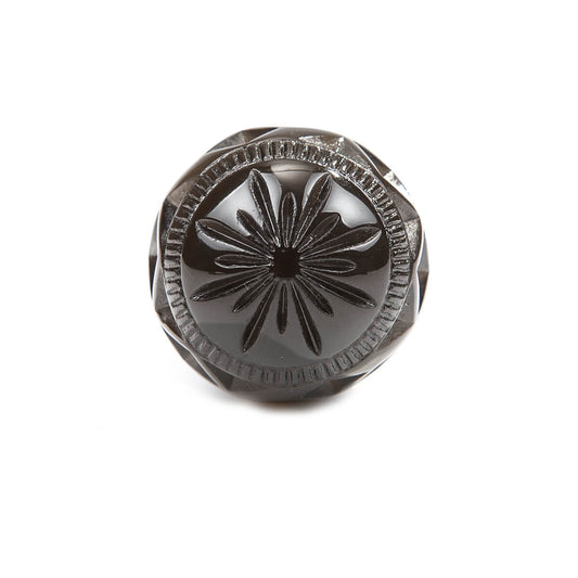 Large Dome Ring Dark Grey