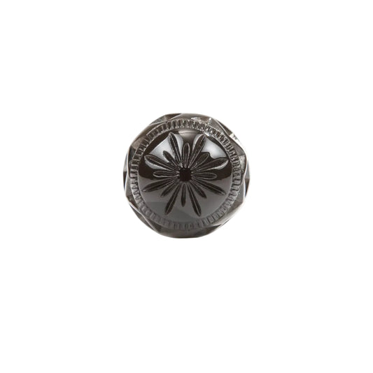 Large Dome Ring Dark Grey