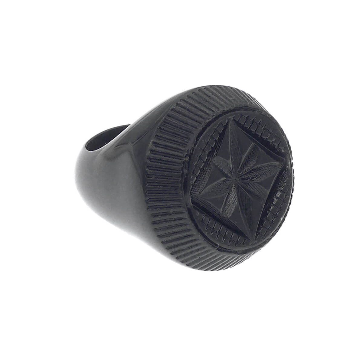 Bottlestop Ring Black