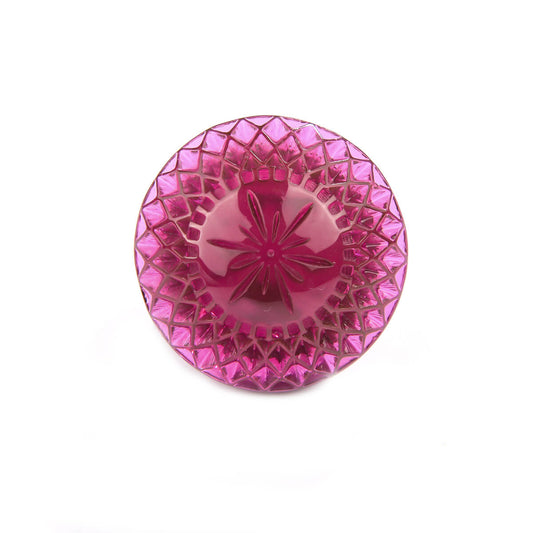 Etched Circle Ring Deep Purple