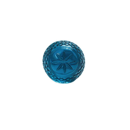 Etched Dome Ring Classic Blue