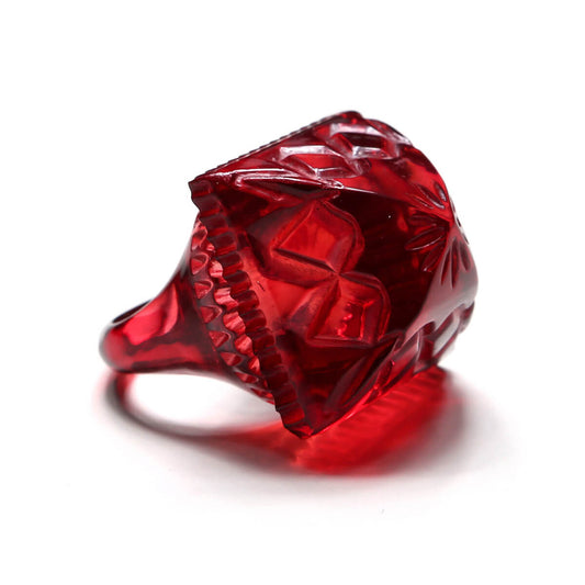 douglaspoon hand carved resin ring