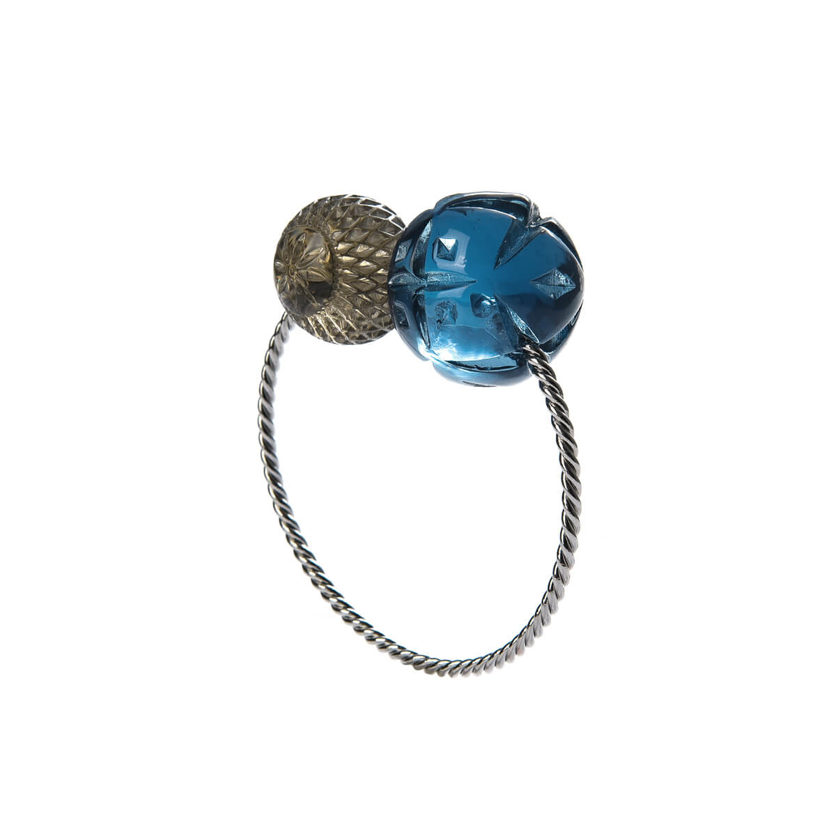 Dual Ball Cuff Classic Blue & Grey