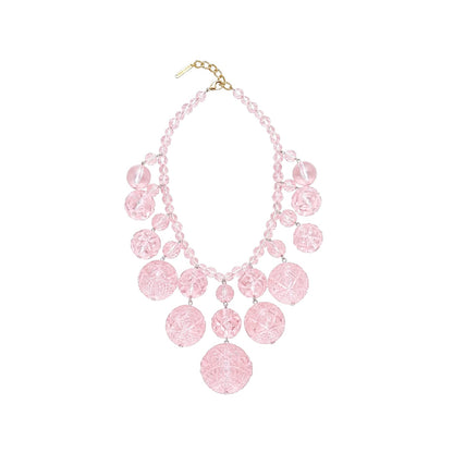 NEW IN Crystalline Bib Necklace Rosé