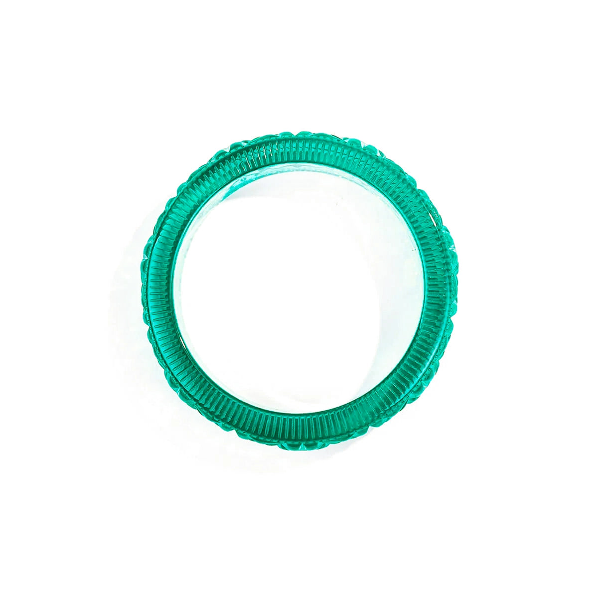 Faceted Bangle Turquoise