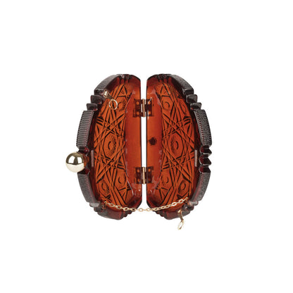 [MADE-TO-ORDER] Edged Fan Clutch Amber