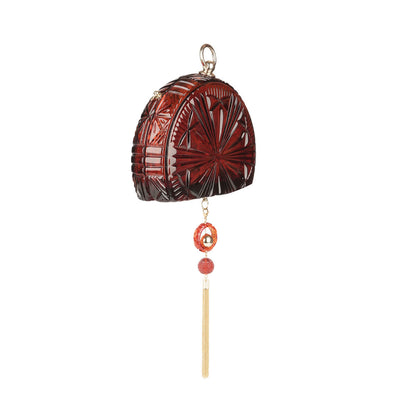 Sunburst Fan Clutch Amber