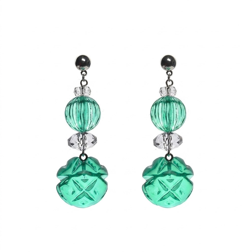 Multi Shape Stud Earrings Turquoise