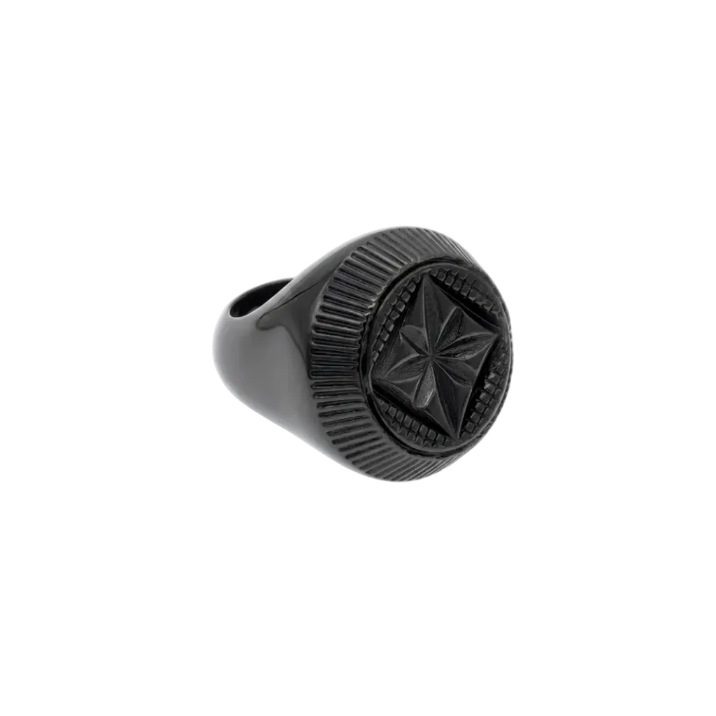 Bottlestop Ring Black