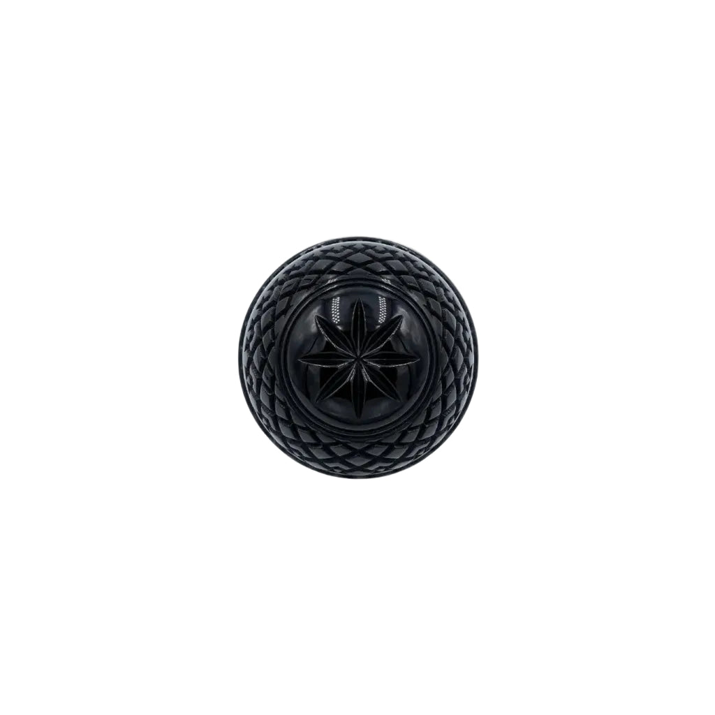 Etched Dome Ring Black