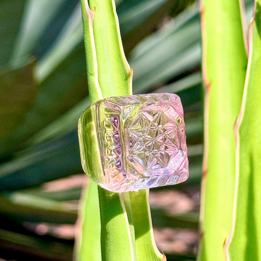 Etched Square Ring Rosé