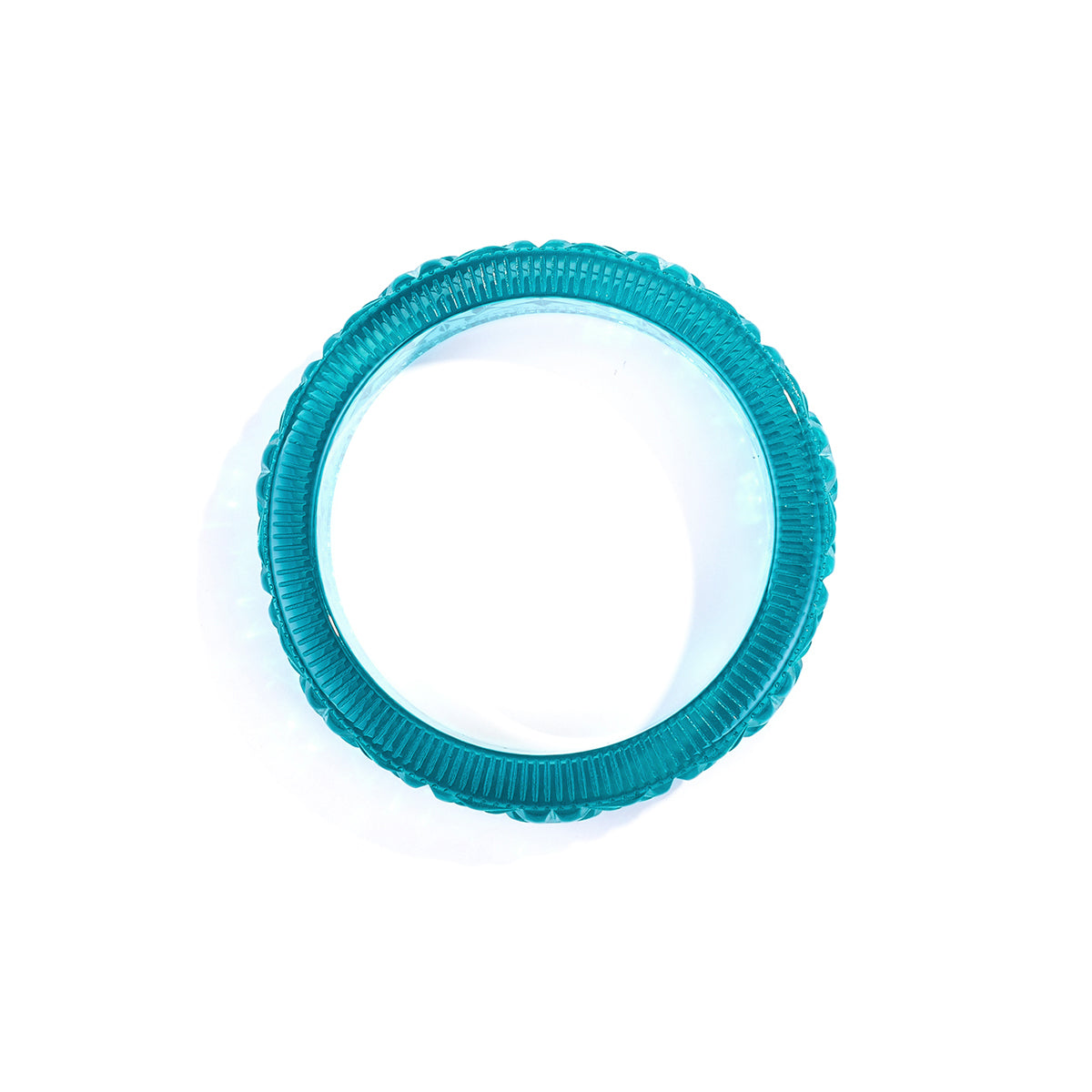 [MADE-TO-ORDER] Faceted Bangle Aqua