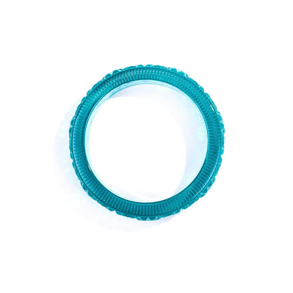 [MADE-TO-ORDER] Faceted Bangle Aqua