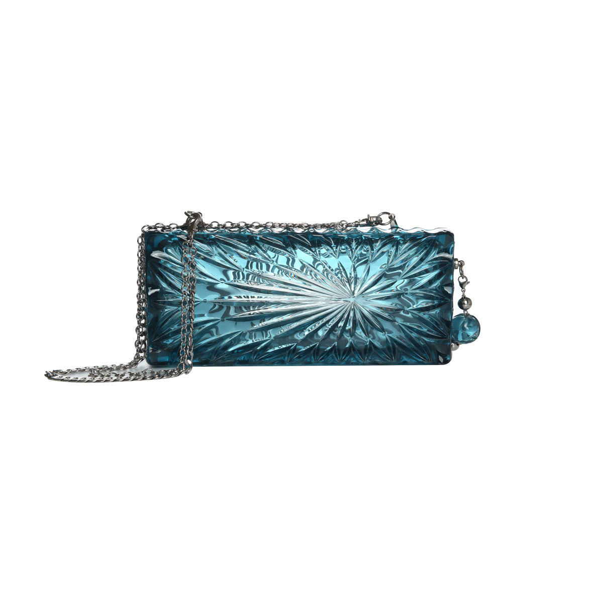 LOW STOCK Long Rectangle Clutch Indigo