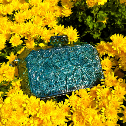 BESTSELLER Wide Octagon Clutch Indigo