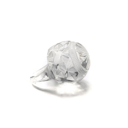 Large Dome Ring Vintage Clear