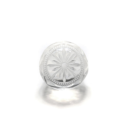 Large Dome Ring Vintage Clear