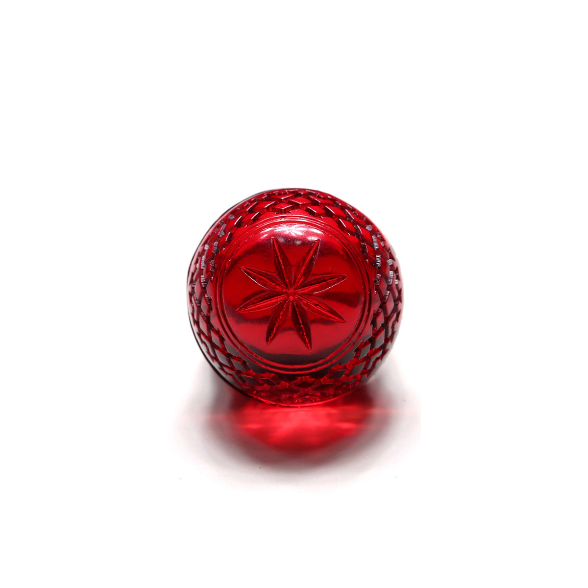 Etched Dome Ring Burgundy