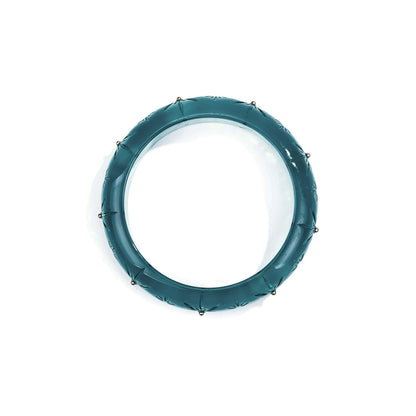 Studded Crystal Bangle Indigo