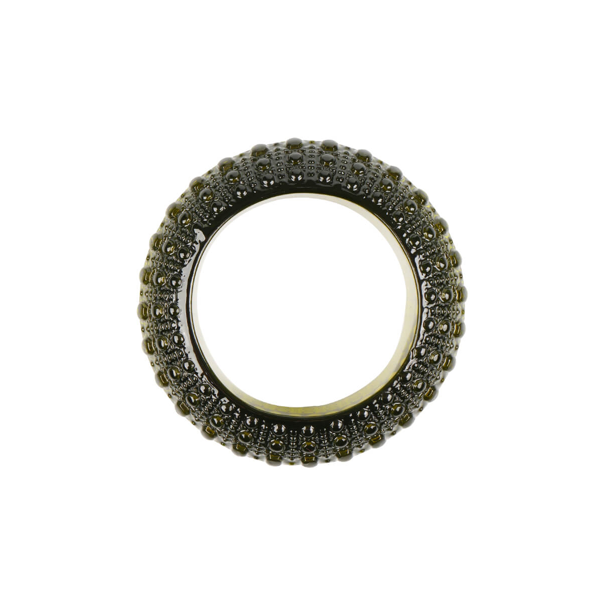 NEW IN Wide Bubble Bangle Olive
