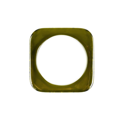 [SAMPLE SALE] Slim Square Bangle Olive
