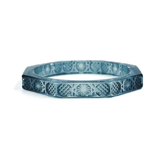Slim Octagon Bangle Indigo