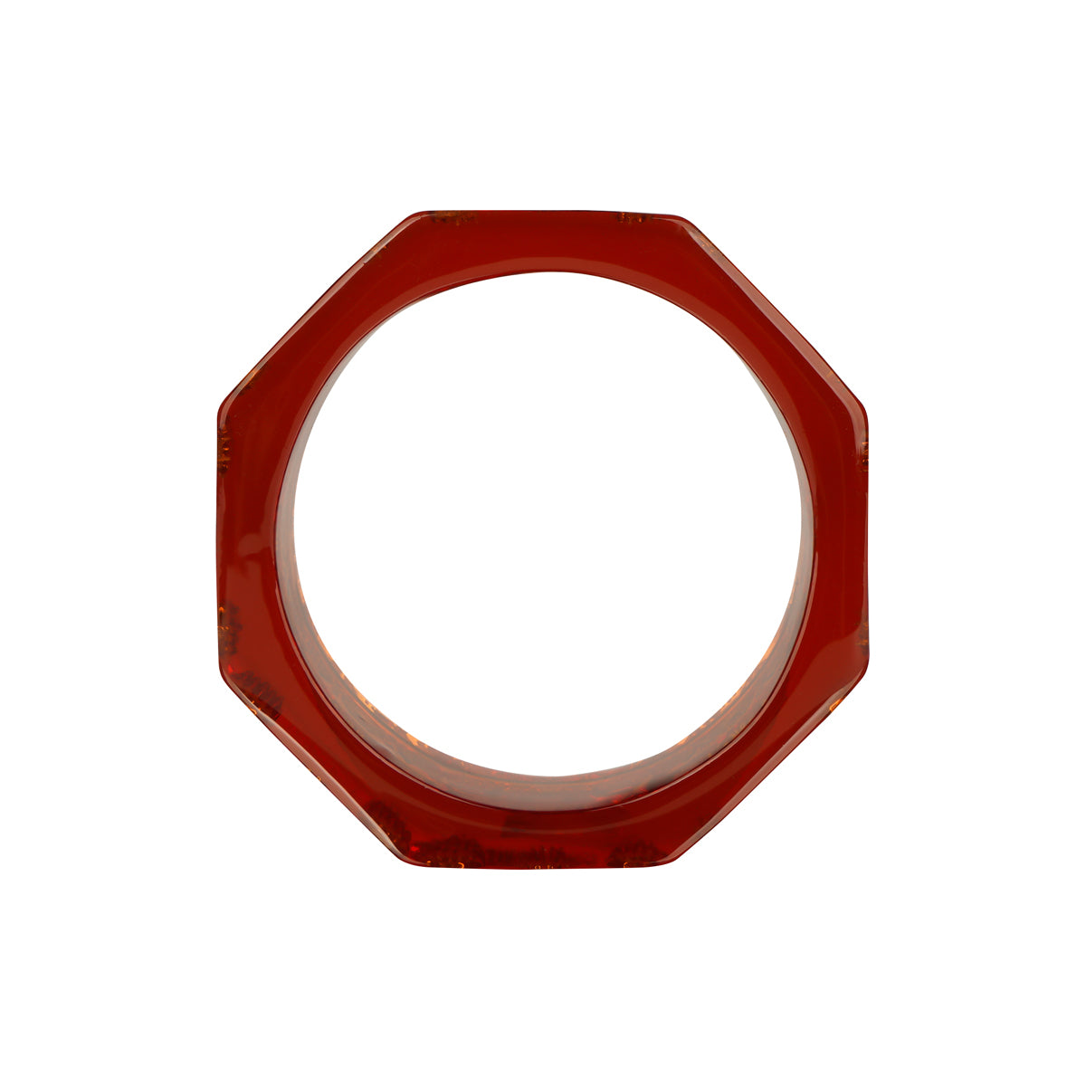 Octagon Bangle Amber