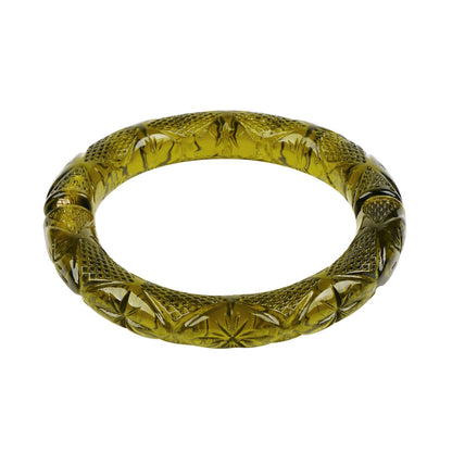 Etched Magnetic Cuff Olive