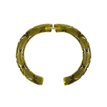 Etched Magnetic Cuff Olive