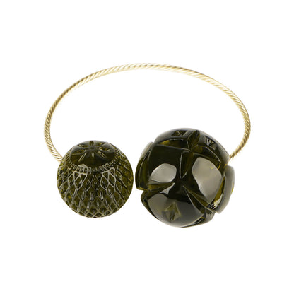 Dual Ball Cuff Olive