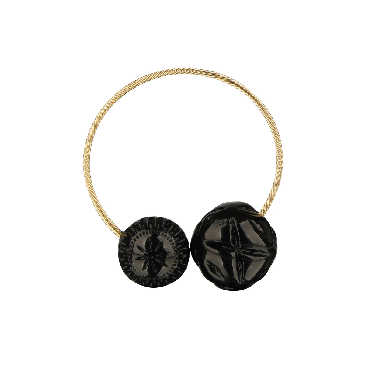 Dual Ball Cuff Black