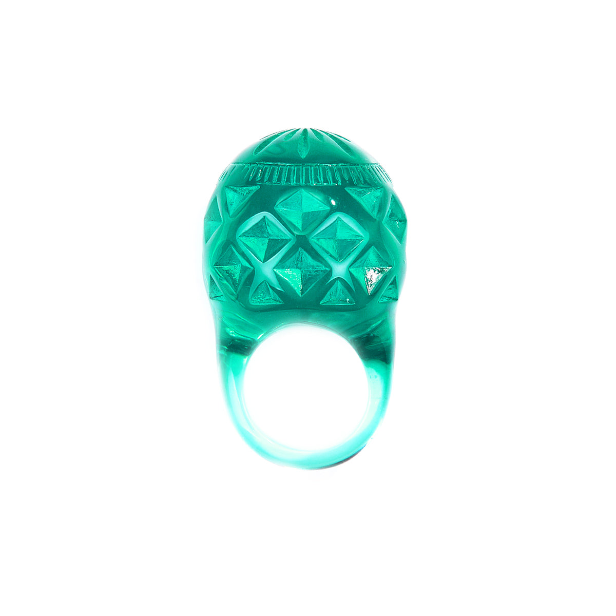 Large Dome Ring Turquoise