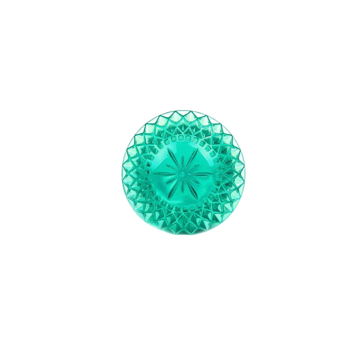 Etched Circle Ring Turquoise