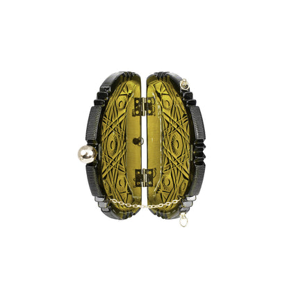 Edged Fan Clutch Olive