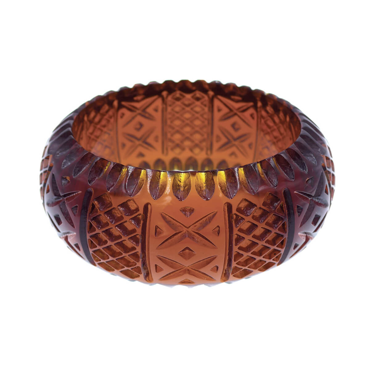 douglaspoon hand carved resin bangle