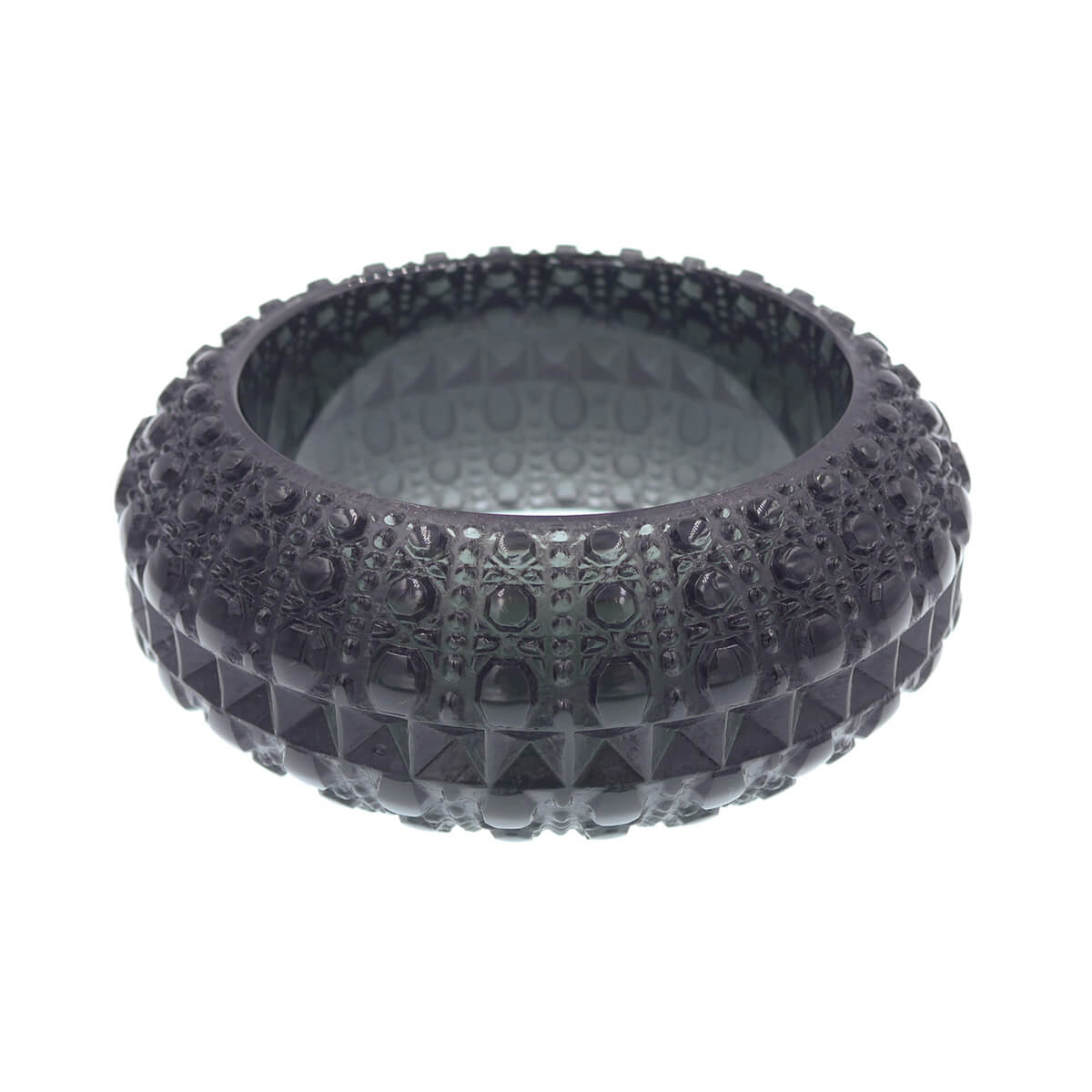 douglaspoon hand carved resin bangle