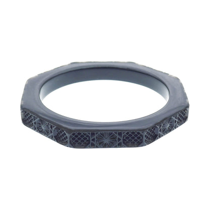 douglaspoon hand carved resin bangle