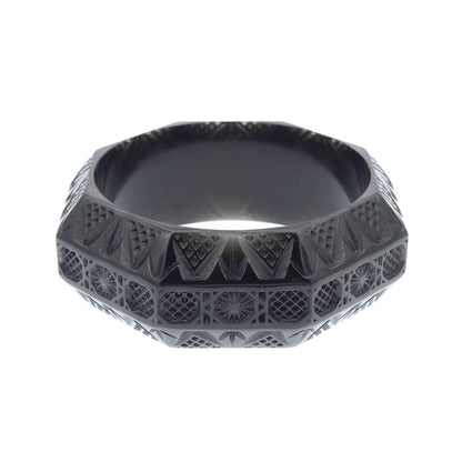douglaspoon hand carved resin bangle