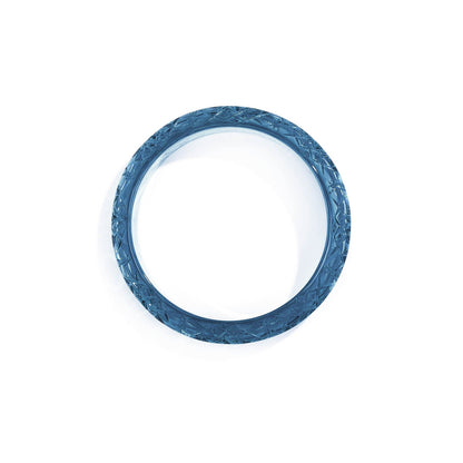Round Edged Bangle Classic Blue