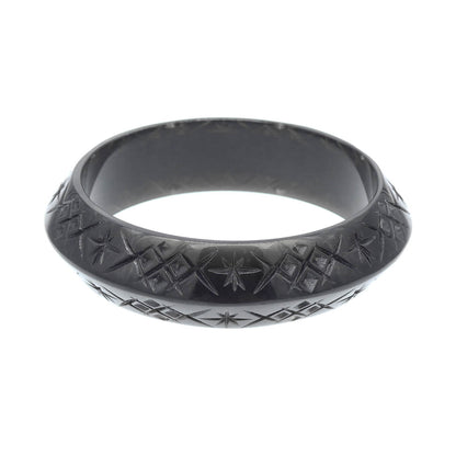 douglaspoon hand carved resin bangle