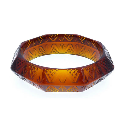 douglaspoon hand carved resin bangle