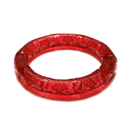 Etched Magnetic Cuff Burgundy