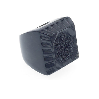 douglaspoon hand carved resin ring