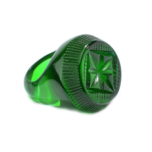Bottlestop Ring Emerald Green